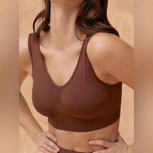 Seamless Brown Bralette